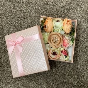 Newborn photoshoot floral headbands